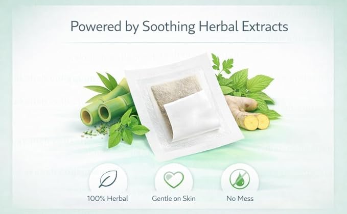 Ayurvedic Detox Foot Pads Buy 1 Get 1 Free 100% Herbal & Gentle Ingredient ( Pack of 10 )