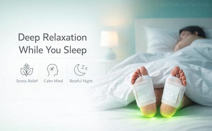 Ayurvedic Detox Foot Pads Buy 1 Get 1 Free 100% Herbal & Gentle Ingredient ( Pack of 10 )